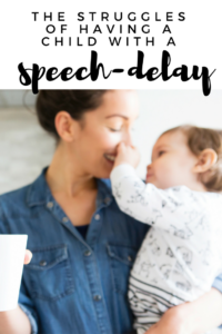 The struggles of having a speech delayed toddler. #workingmom #speechdelay